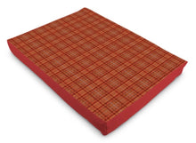 Load image into Gallery viewer, Dog Bed Tartan Rust