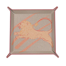 Load image into Gallery viewer, Lion Stripe Leather Vide-Poche