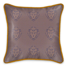 Load image into Gallery viewer, Lion Portrait Silk Throw Cushion