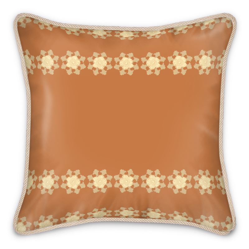 Meddlar Bronze Silk Throw Cushion