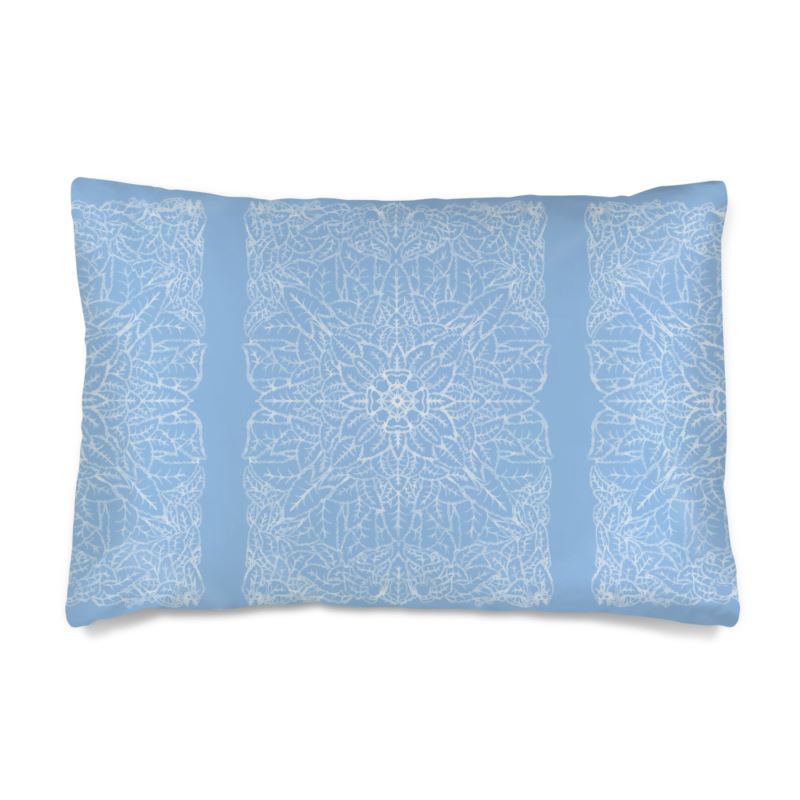 Rousham Blue Silk Pillowcase