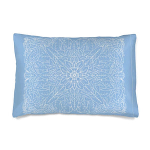 Rousham Blue Silk Pillowcase