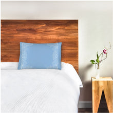 Load image into Gallery viewer, Rousham Blue Simple Silk Pillowcase