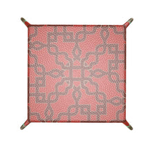 Load image into Gallery viewer, Olaf Green &amp; Red Leather Vide Poche Tray