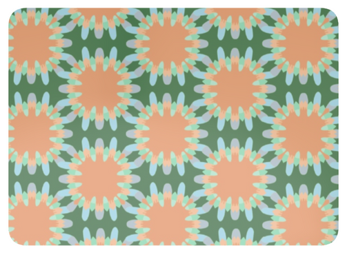 2  Placemats Splash Yellow/Green