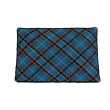 Carica l&#39;immagine nel visualizzatore di Gallery, Dog Bed Blue Dog Tartan