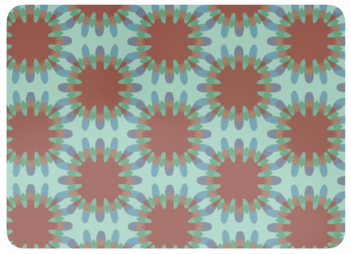 2 Placemats Splash Aquamarine