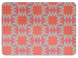 2 Placemats Splash Red